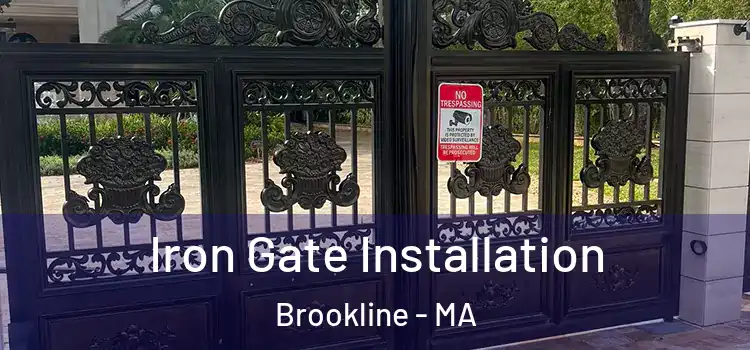 Iron Gate Installation Brookline - MA
